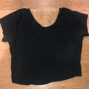 Brandy Melville Black Crop Top